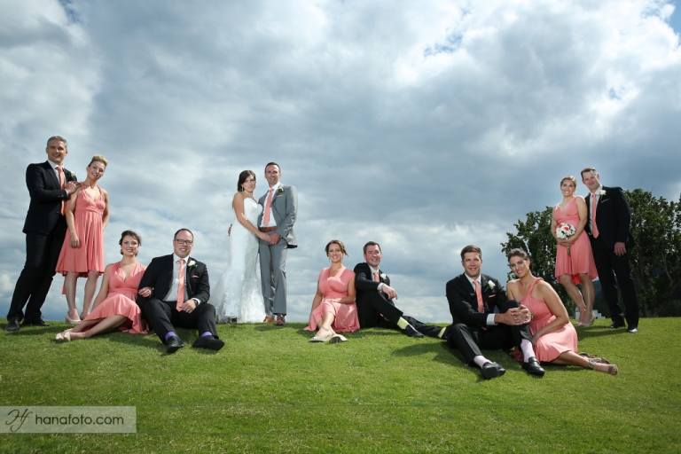 Lake Okanagan Kelowna Wedding Photographers bridal party photographers Hanafoto